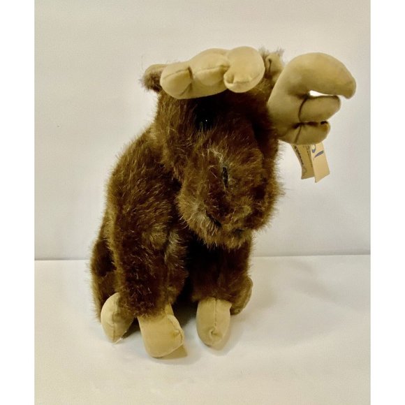 Myrtle The Moose Applause Bravo 1989 Stuffed Animal Plush Toy 10" W/tag - Picture 1 of 10